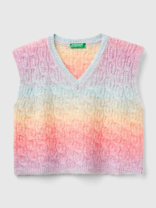 Zdjęcie produktu Benetton Sweter ze wzorem rozmiar: 160