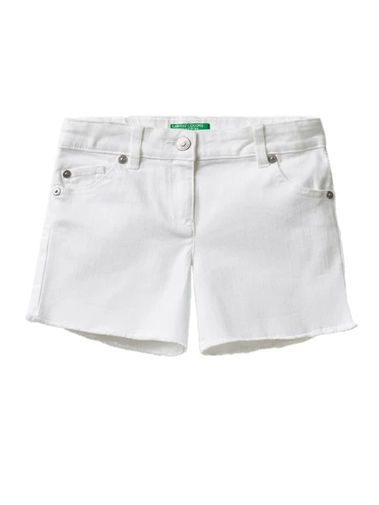 Zdjęcie produktu Benetton Szorty w kolorze białym rozmiar: 90
