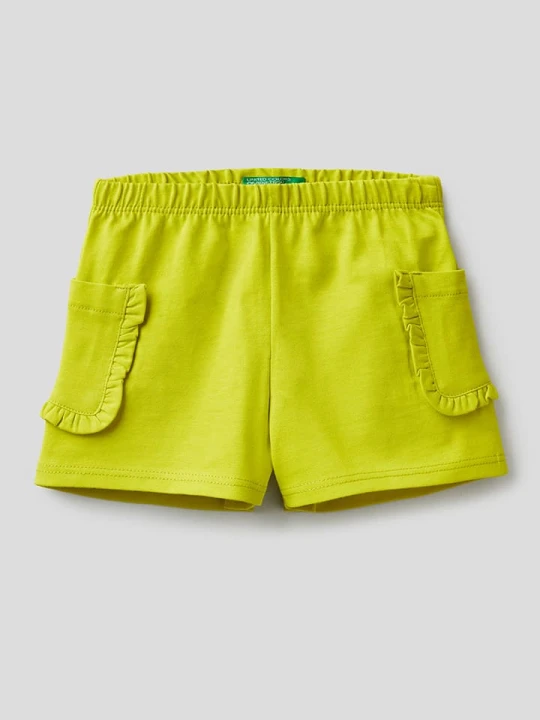 Zdjęcie produktu Benetton Szorty w kolorze żółtym rozmiar: 74