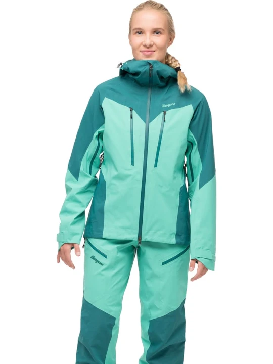 Zdjęcie produktu Bergans Kurtka funkcyjna "Tind" w kolorze turkusowym rozmiar: L