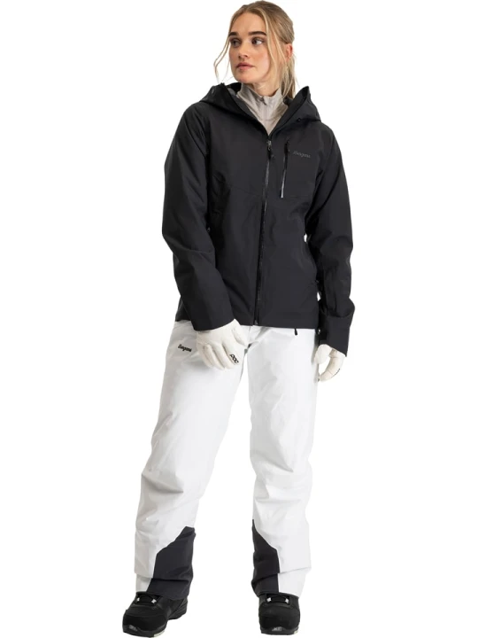Zdjęcie produktu Bergans Kurtka narciarska "Oppdal" w kolorze czarnym rozmiar: M