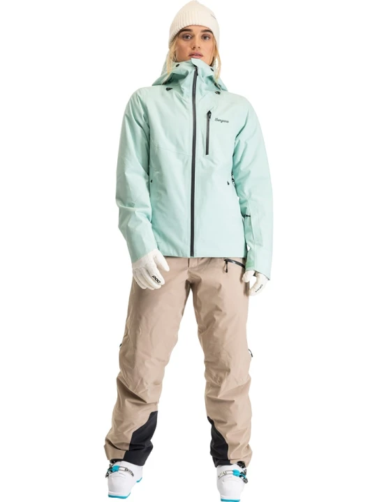 Zdjęcie produktu Bergans Kurtka narciarska "Oppdal" w kolorze zielonym rozmiar: S