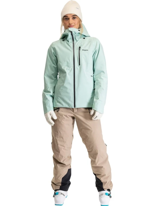 Zdjęcie produktu Bergans Kurtka narciarska "Oppdal" w kolorze zielonym rozmiar: L