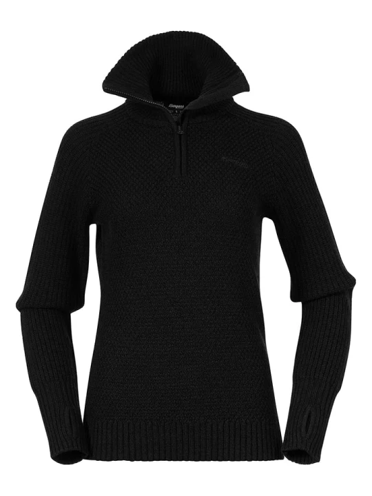 Zdjęcie produktu Bergans Wełniany sweter "Ulriken" w kolorze czarnym rozmiar: XL