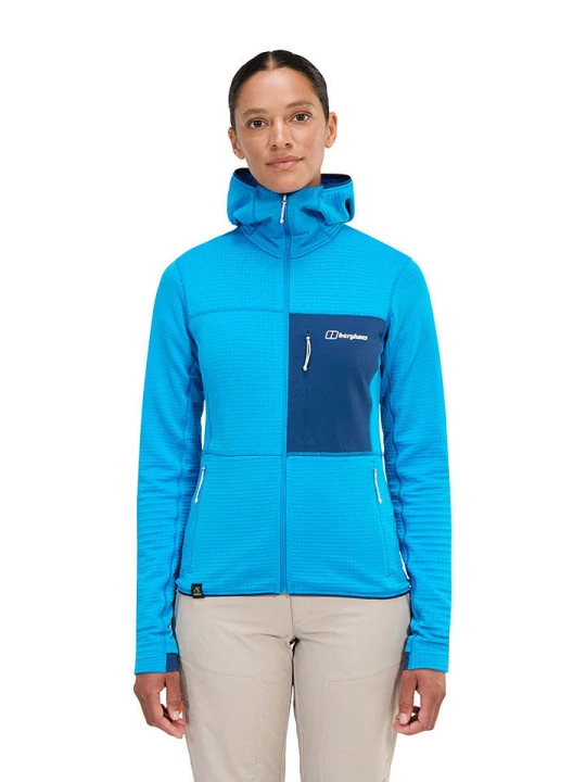 Zdjęcie produktu Berghaus Kurtka polarowa "Ridge" w kolorze niebieskim rozmiar: 42