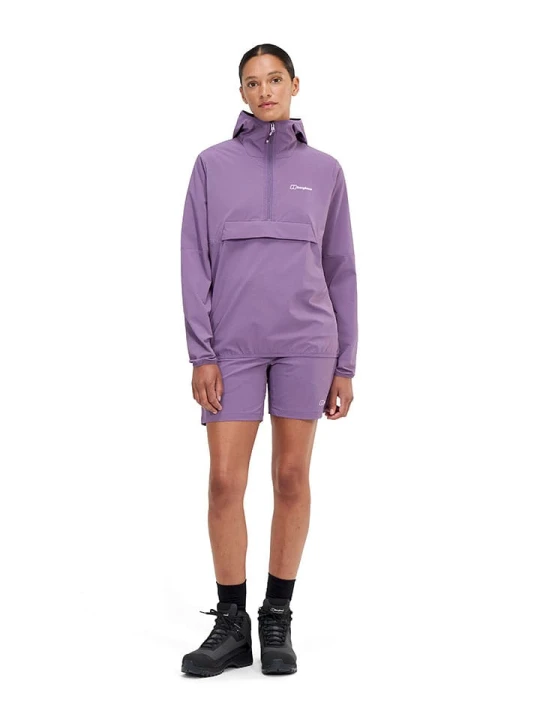 Zdjęcie produktu Berghaus Kurtka przeciwwiatrowa "Wandermoor" w kolorze fioletowym rozmiar: 40