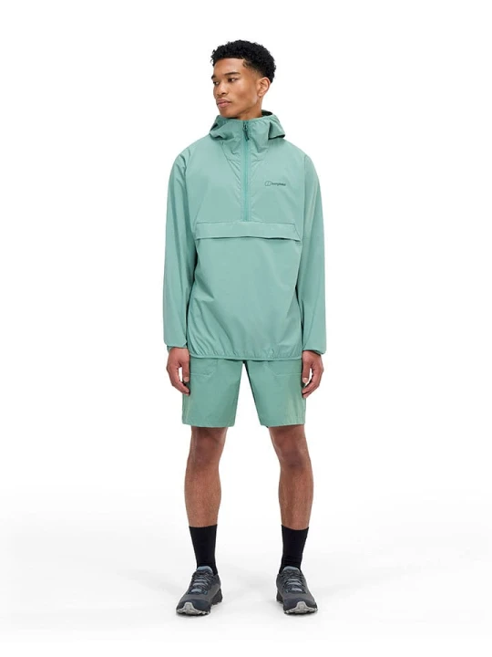 Zdjęcie produktu Berghaus Kurtka przeciwwiatrowa "Wandermoor" w kolorze miętowym rozmiar: 52