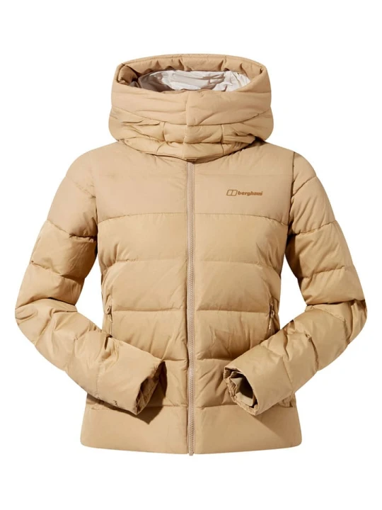 Zdjęcie produktu Berghaus Kurtka puchowa "Embo" w kolorze beżowym rozmiar: 40