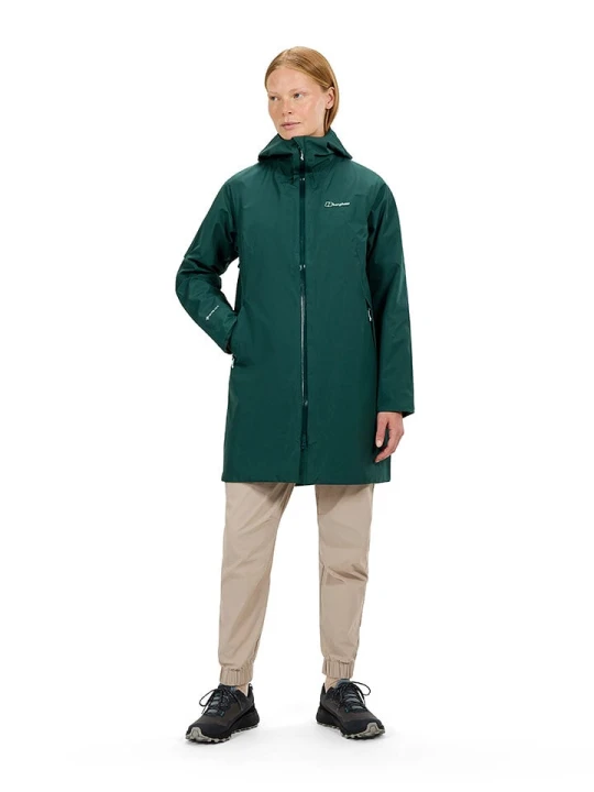 Zdjęcie produktu Berghaus Płaszcz funkcyjny "Ashberry GTX" w kolorze ciemnozielonym rozmiar: 40