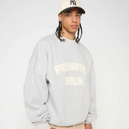 Zdjęcie produktu Berlin Crew Neck PROHIBITED szary