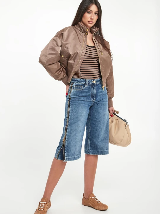 Zdjęcie produktu Bermudy damskie jeansowe ELISABETTA FRANCHI