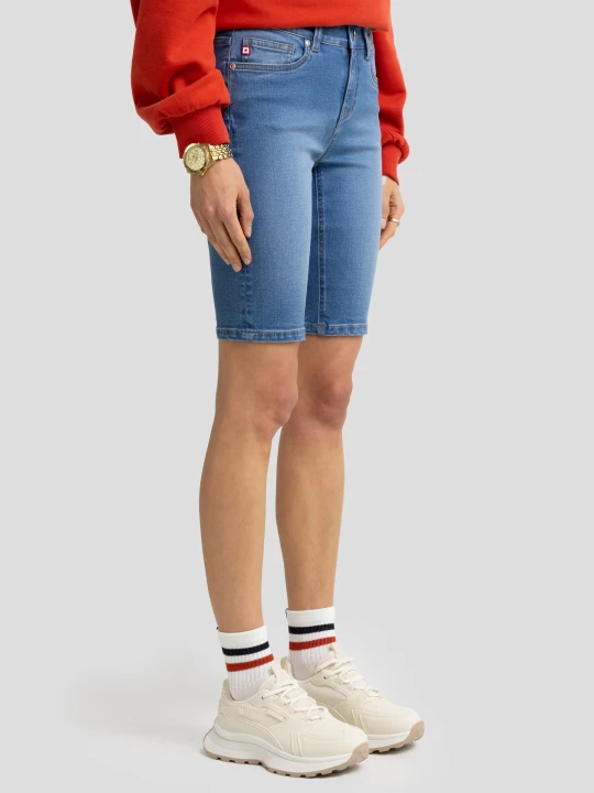 Zdjęcie produktu szorty damskie jeansowe niebieskie shira 281 Big Star