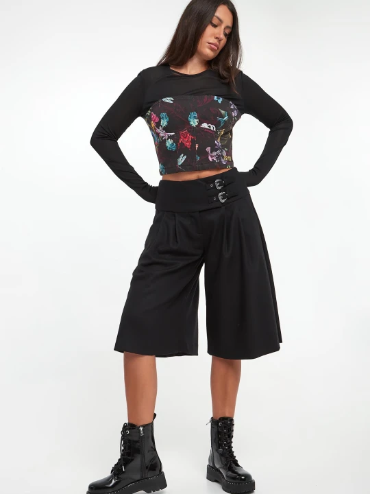 Zdjęcie produktu Bermudy damskie wełniane VERSACE JEANS COUTURE