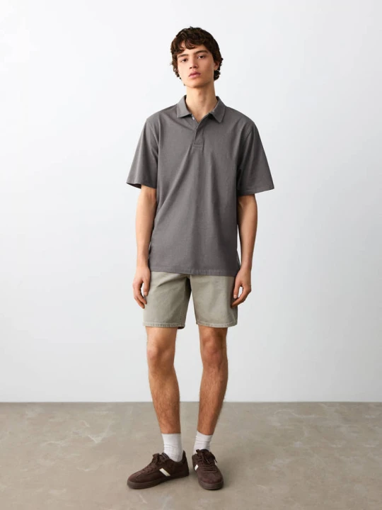 Zdjęcie produktu Bermudy dżinsowe khaki - Teen - - MANGO TEEN