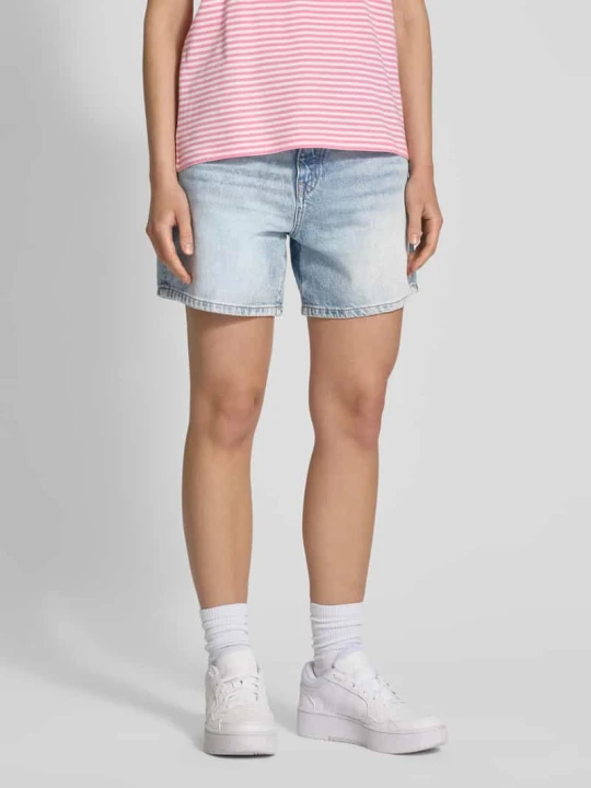 Zdjęcie produktu Bermudy jeansowe o kroju relaxed fit z wpuszczanymi kieszeniami Marc O'Polo Jeansowy niebieski