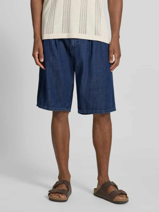 Zdjęcie produktu Bermudy jeansowe w kroju regular fit z mieszanki bawełny i lyocellu model 'DENIM' ARMEDANGELS Ciemnoniebieski