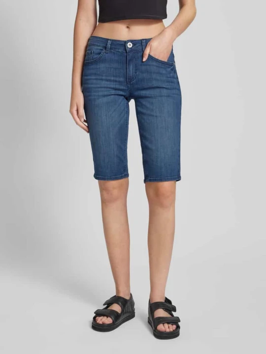 Zdjęcie produktu Bermudy jeansowe z 5 kieszeniami Tom Tailor Błękitny