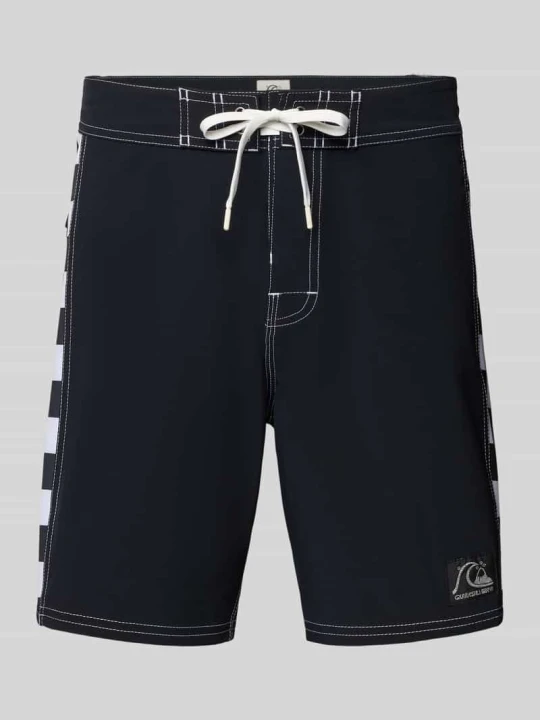 Zdjęcie produktu Bermudy kąpielowe w kroju regular fit z naszywką z logo model 'Arch' Quiksilver czarny