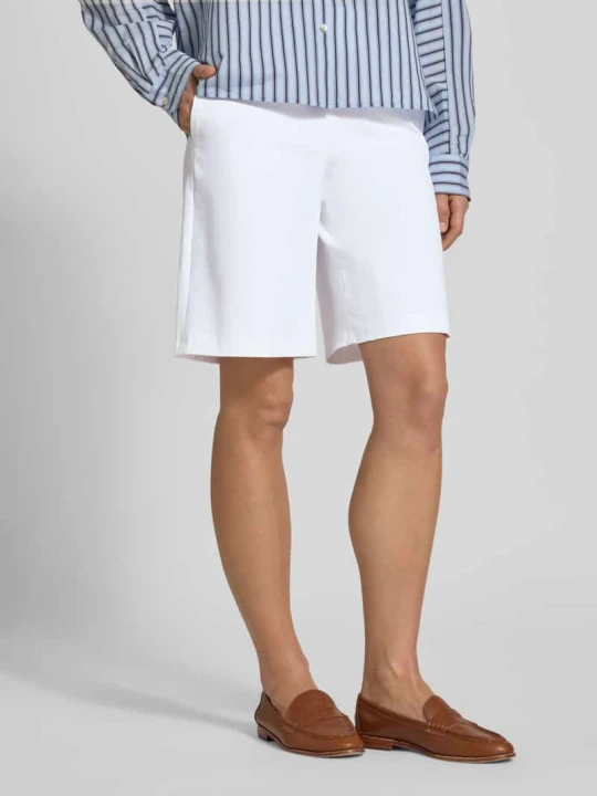 Zdjęcie produktu Bermudy wciągane Techno Cotton Superstretch RAFFAELLO ROSSI Biały