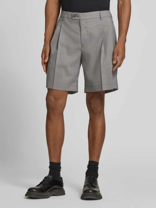 Zdjęcie produktu Bermudy o kroju loose fit z kieszenią z tyłu Bugatti Jasnoszary