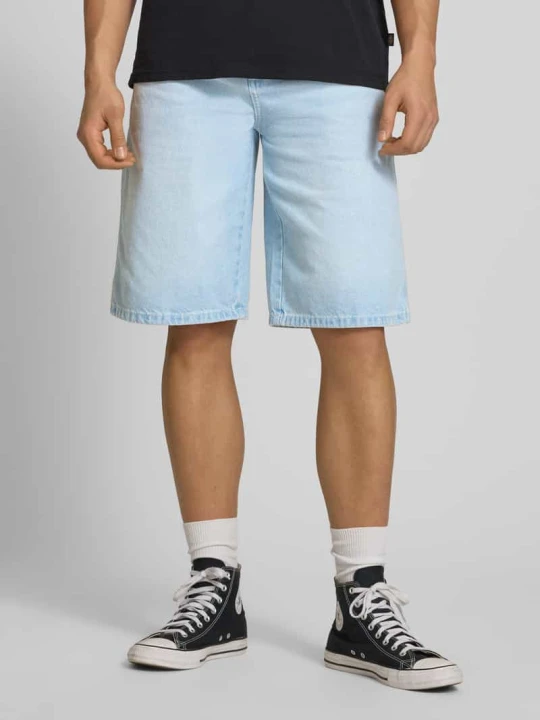 Zdjęcie produktu Bermudy o kroju loose fit z wpuszczanymi kieszeniami Dickies Jeansowy niebieski