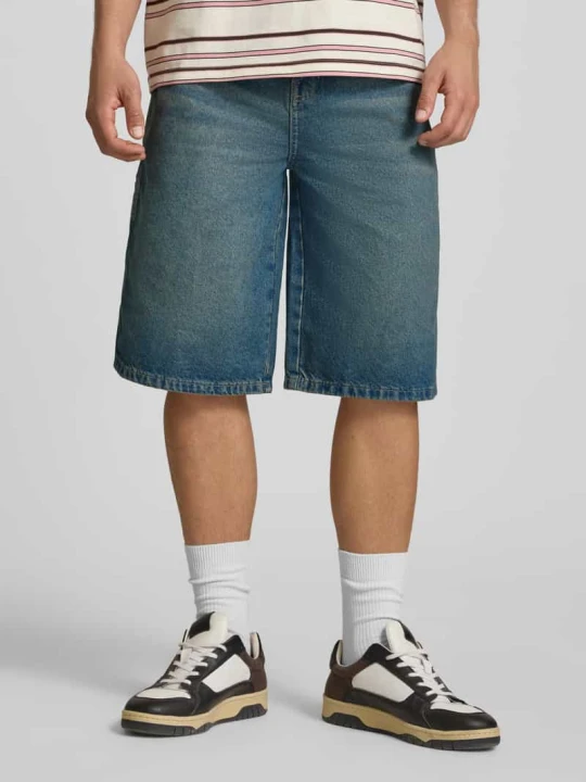 Zdjęcie produktu Bermudy o kroju loose fit z wpuszczanymi kieszeniami Dickies Jeansowy niebieski