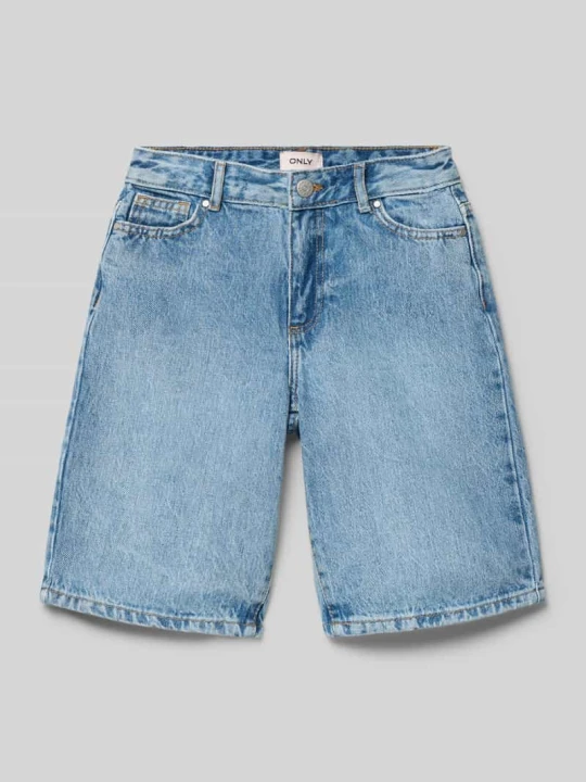 Zdjęcie produktu Bermudy o kroju regular fit z czystej bawełny model 'SONNY' Only Jasnoniebieski