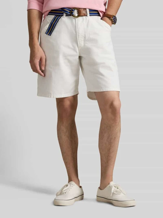 Zdjęcie produktu Bermudy o kroju regular fit z czystej bawełny Polo Ralph Lauren Złamany biały