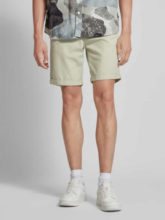 Zdjęcie produktu Bermudy o kroju regular fit z fakturowanym wzorem model ‘FURY’ Jack&Jones Beżowy