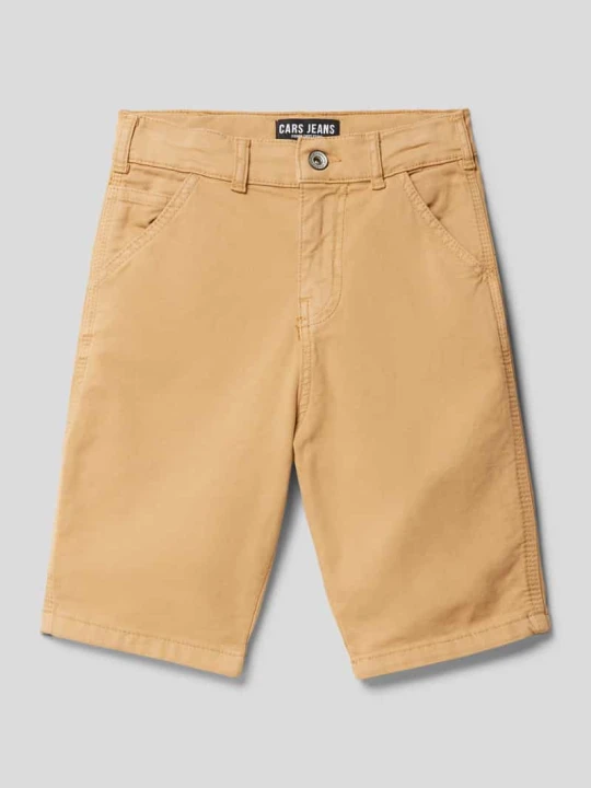 Zdjęcie produktu Bermudy o kroju regular fit z kieszenią na nogawce model ‘Carters’ Cars Khaki