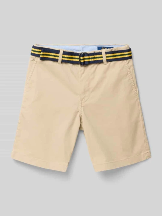 Zdjęcie produktu Bermudy z bawełnianej mieszanki w kroju regular fit model 'BEDFORD' Polo Ralph Lauren Camel