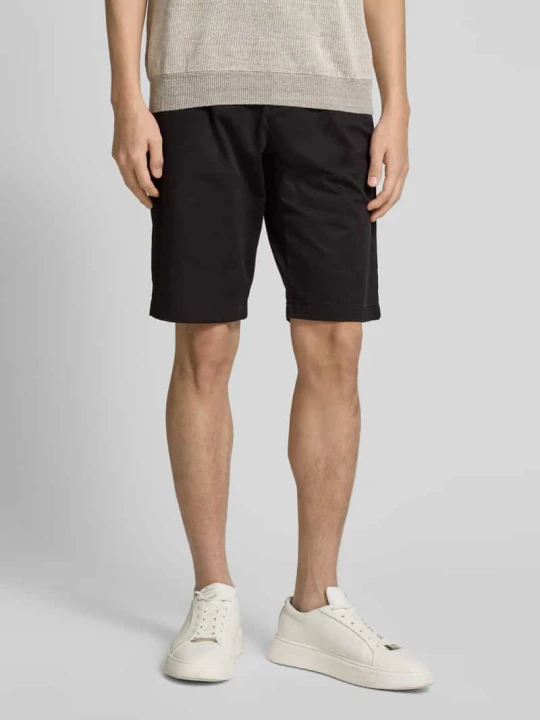 Zdjęcie produktu Bermudy o kroju regular fit z mieszanki bawełny Tom Tailor Czarny