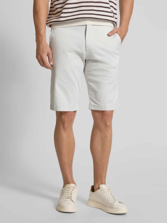 Zdjęcie produktu Bermudy o kroju regular fit z mieszanki bawełny Tom Tailor Jasnoszary
