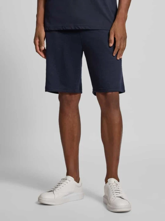 Zdjęcie produktu Bermudy o kroju regular fit z mieszanki bawełny Tommy Hilfiger Granatowy