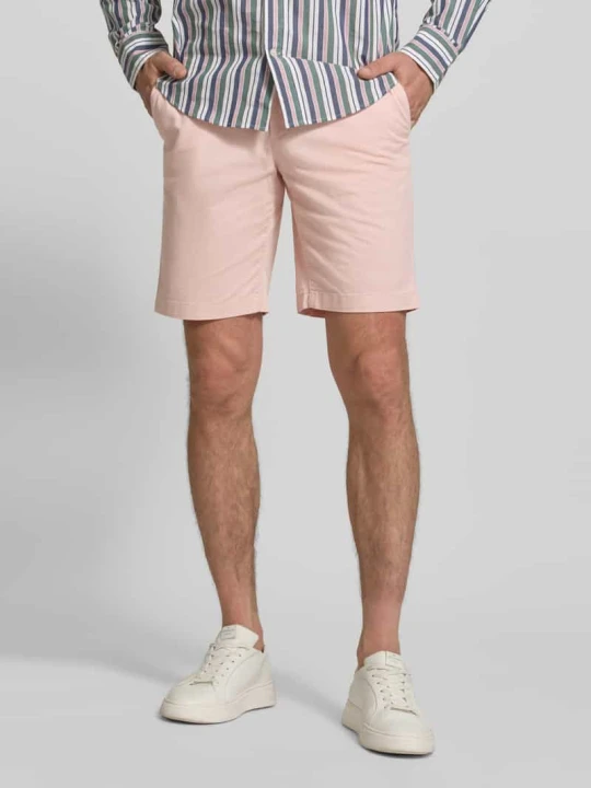 Zdjęcie produktu Bermudy o kroju regular fit z mieszanki bawełny Tommy Hilfiger Różowy
