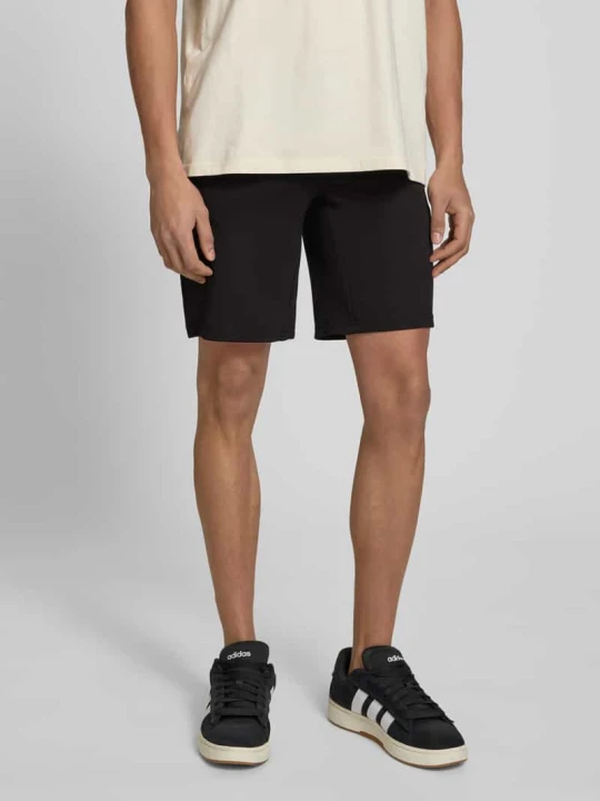 Zdjęcie produktu Bermudy o kroju regular fit z mieszanki wiskozy model 'MARK' Only & Sons Czarny