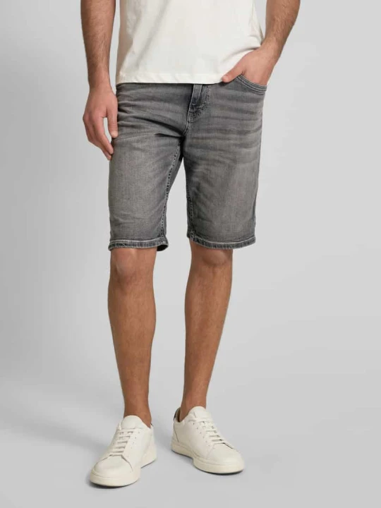 Zdjęcie produktu Bermudy o kroju regular fit z wpuszczanymi kieszeniami model ‘JOSH’ Tom Tailor Średnioszary