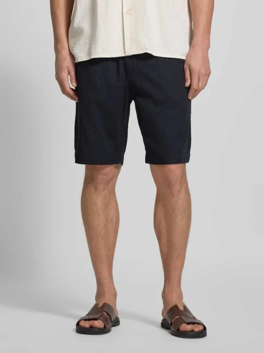 Zdjęcie produktu Bermudy o kroju relaxed fit z czystej bawełny Marc O'Polo Czarny