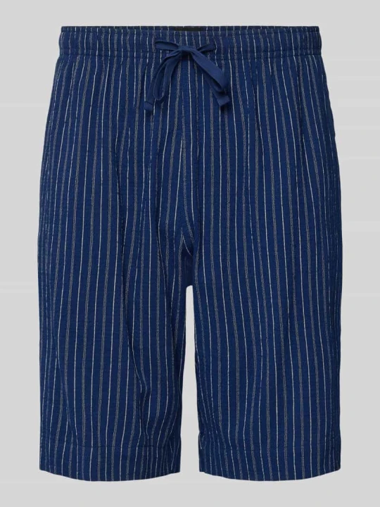 Zdjęcie produktu Bermudy o kroju relaxed fit z dodatkiem wiskozy Schiesser Granatowy
