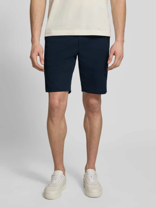 Zdjęcie produktu Bermudy o kroju regular fit z mieszanki bawełny Tommy Hilfiger Granatowy