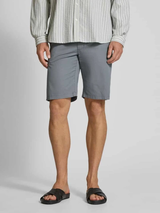 Zdjęcie produktu Bermudy o kroju slim fit z wpuszczanymi kieszeniami MCNEAL Średnioszary