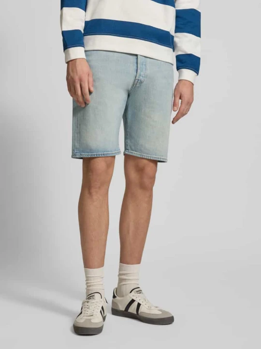 Zdjęcie produktu Bermudy o kroju wide fit w 5 kieszeni model '501®' Levi's Jasnoniebieski