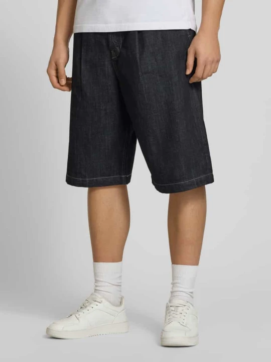 Zdjęcie produktu Bermudy w kroju extra baggy fit model 'LLOYD' Jack&Jones Ciemnoniebieski