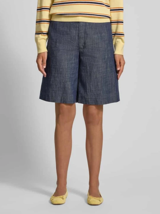 Zdjęcie produktu Bermudy w stylu dżinsu model 'Dazzie' My Essential Wardrobe Ciemnoniebieski