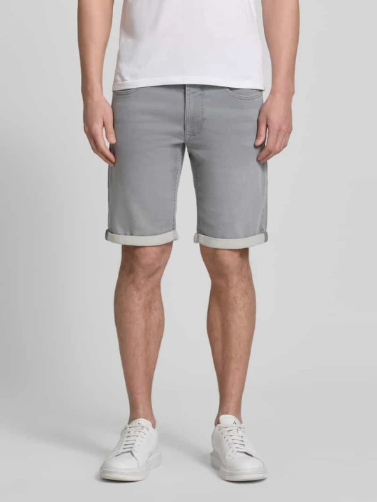 Zdjęcie produktu Bermudy o kroju regular fit z tkaniny stylizowanej na denim z wpuszczanymi kieszeniami MAC Jasnoszary