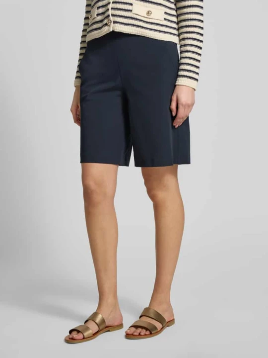 Zdjęcie produktu Bermudy wciągane Techno Cotton Superstretch RAFFAELLO ROSSI Granatowy
