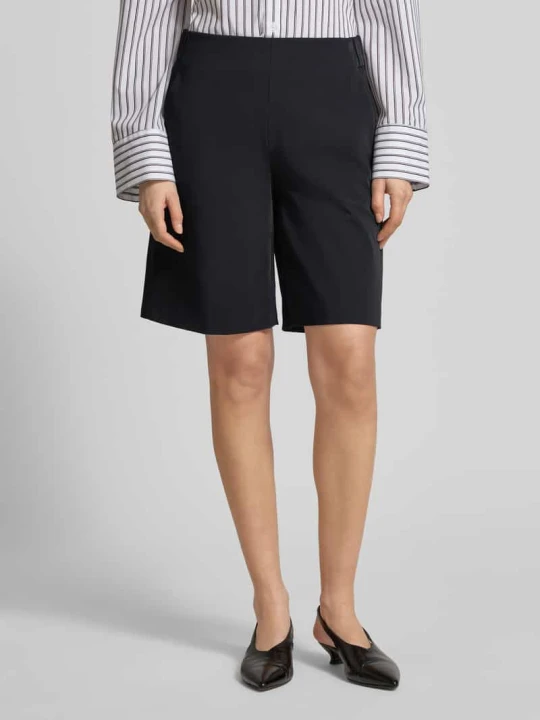 Zdjęcie produktu Bermudy wciągane Techno Cotton Superstretch RAFFAELLO ROSSI Czarny