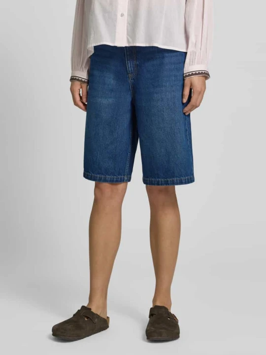 Zdjęcie produktu Bermudy z denimu z efektem znoszenia Jake*s Ciemnoniebieski