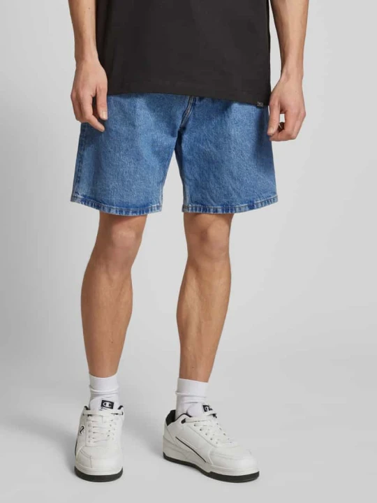 Zdjęcie produktu Bermudy z imitacji denimu Weekday Jeansowy niebieski