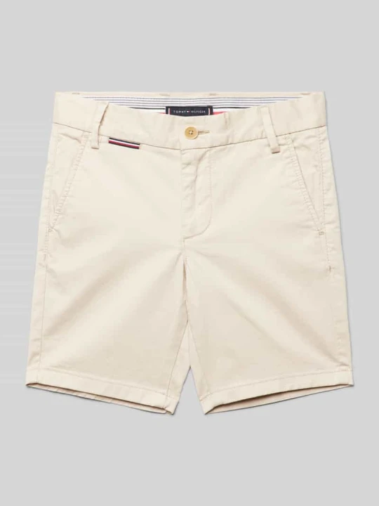Zdjęcie produktu Bermudy z wpuszczanymi kieszeniami w stylu francuskim Tommy Hilfiger Beżowy